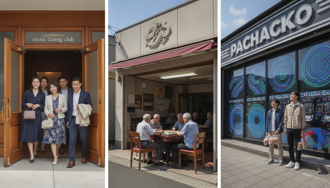 社交飲食店・麻雀店・パチンコ店で異なる点